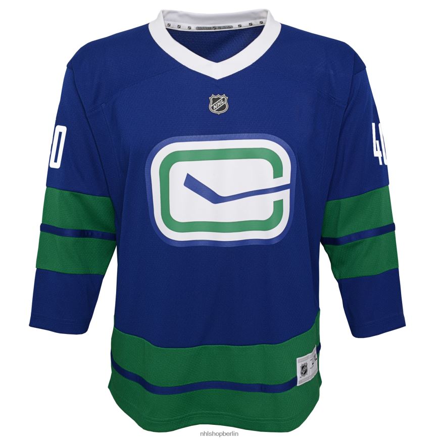 Jugend NHL Vancouver Canucks Elias Pettersson Royal 2019/20 alternatives Replika-Spielertrikot Kleidung BF680T1730