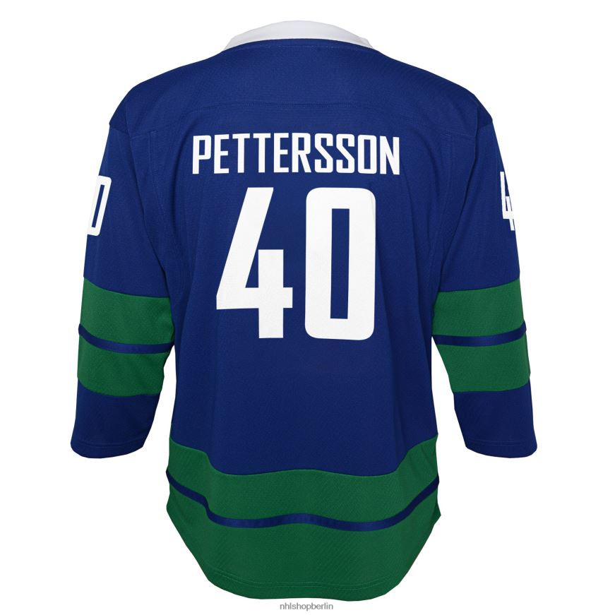 Jugend NHL Vancouver Canucks Elias Pettersson Royal 2019/20 alternatives Replika-Spielertrikot Kleidung BF680T1730