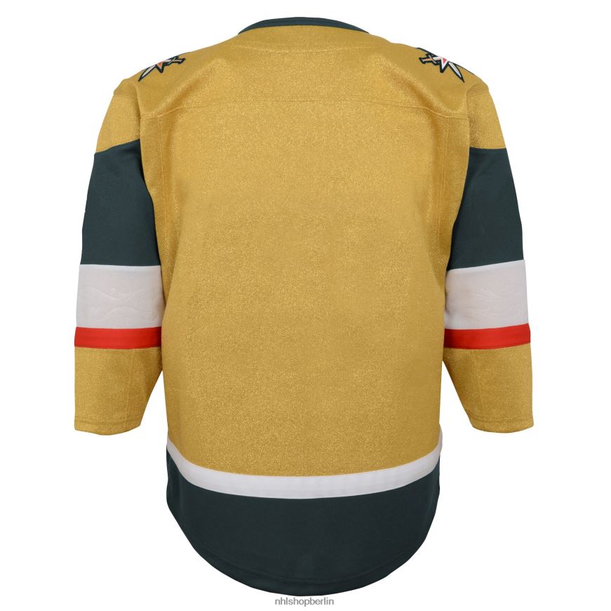 Jugend NHL Vegas Golden Knights Gold 2020/21 Heim-Premier-Trikot Kleidung BF680T1212