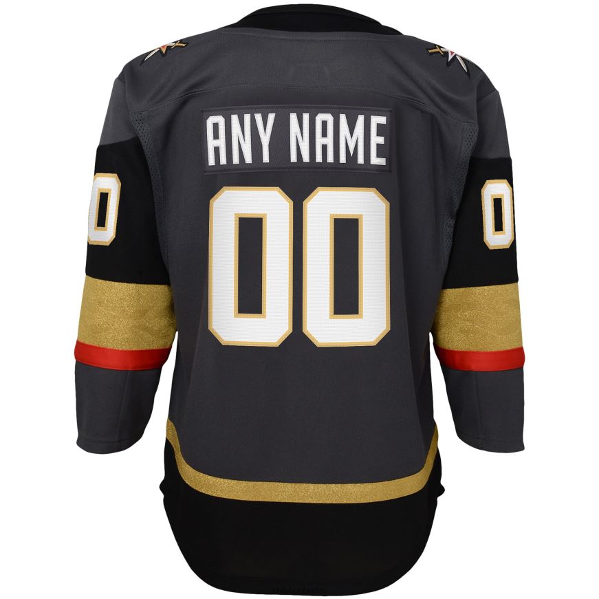 Jugend NHL Vegas Golden Knights Grey Alternative Premier Custom Trikot Kleidung BF680T694