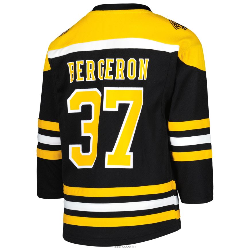 Jugend NHL Vorschul-Boston-Bruins-Patrice-Bergeron-schwarzes Replika-Spielertrikot Kleidung BF680T95