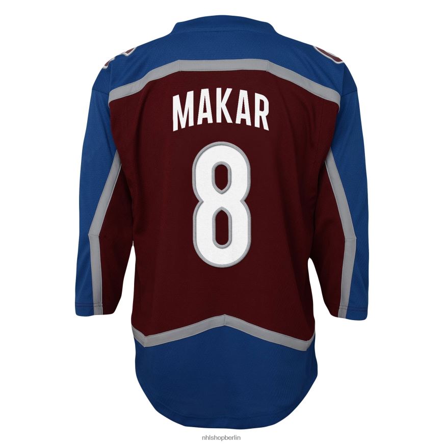 Jugend NHL Vorschul-Colorado-Avalanche-Cale-Makar-Burgunder-Replik-Spielertrikot Kleidung BF680T646