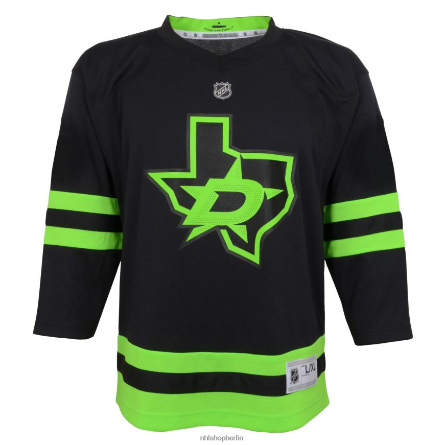 Jugend NHL Vorschul-Dallas-Stars-Tyler-Seguin-Schwarzes 2020/21-Alternative-Replika-Spielertrikot Kleidung BF680T844