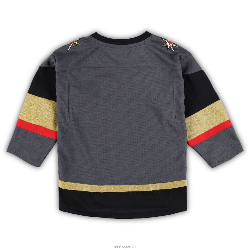 Jugend NHL Vorschul-Heim-Replik-Trikot der Vegas Golden Knights in Grau 2022/23 Kleidung BF680T664