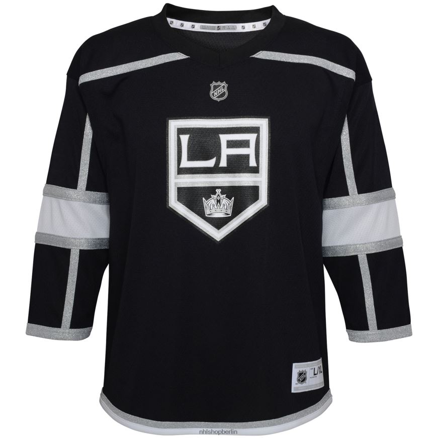 Jugend NHL Vorschul-Heimtrikot der Los Angeles Kings schwarz nach Maß Kleidung BF680T388