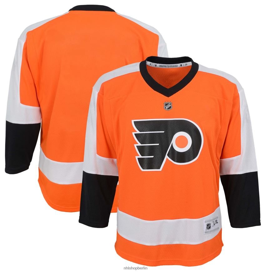 Jugend NHL Vorschul-Philadelphia-Flyer-Orange-Heim-Replika-Trikot Kleidung BF680T1386