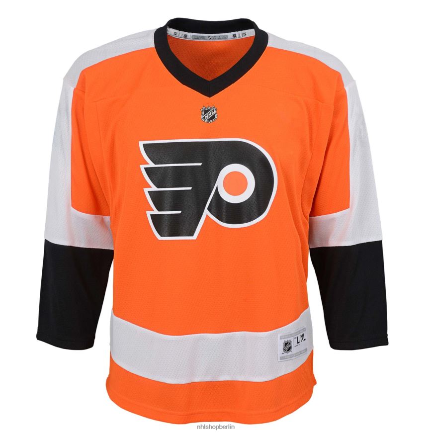 Jugend NHL Vorschul-Philadelphia-Flyer-Orange-Heim-Replika-Trikot Kleidung BF680T1386