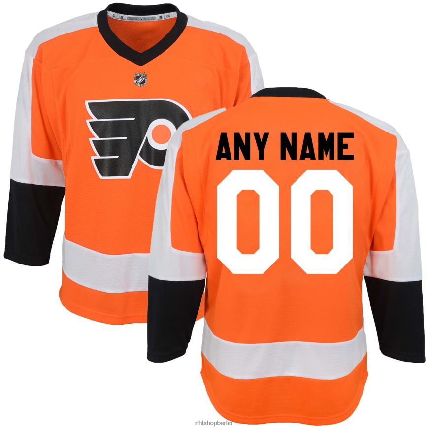 Jugend NHL Vorschul-Philadelphia-Flyer orangefarbenes Replika-Heimtrikot nach Maß Kleidung BF680T753