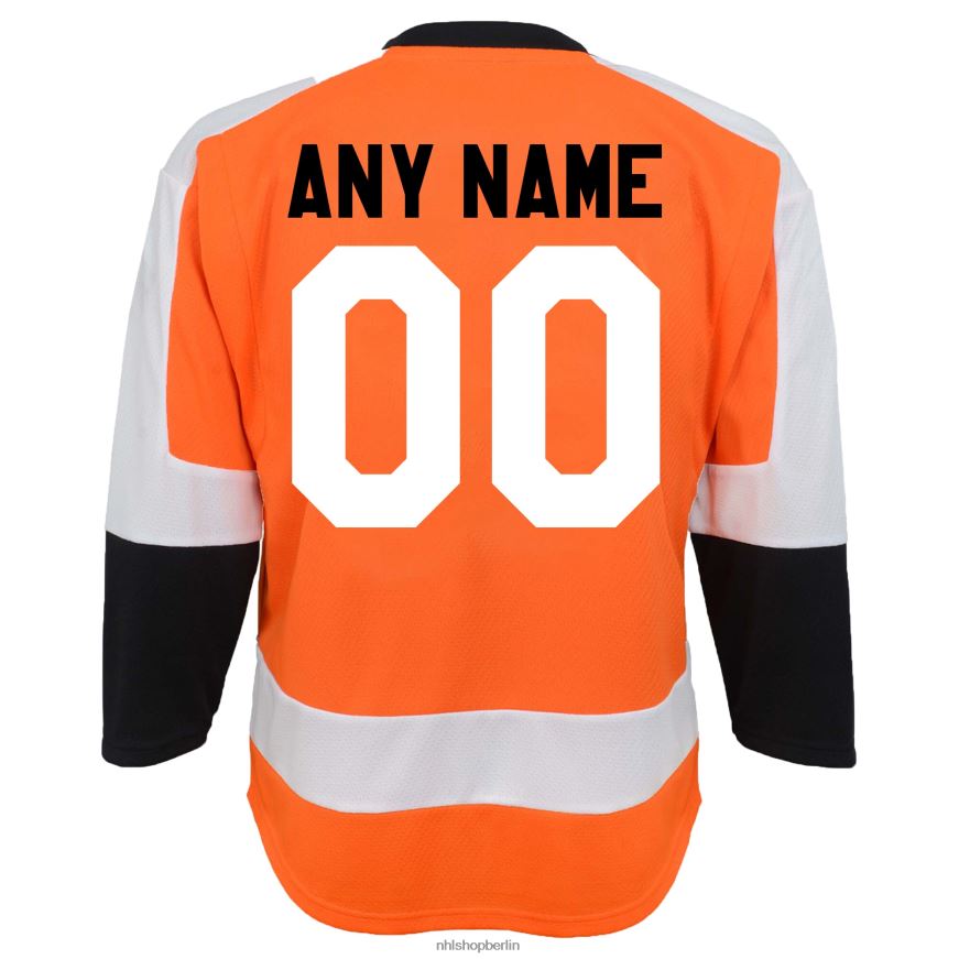 Jugend NHL Vorschul-Philadelphia-Flyer orangefarbenes Replika-Heimtrikot nach Maß Kleidung BF680T753