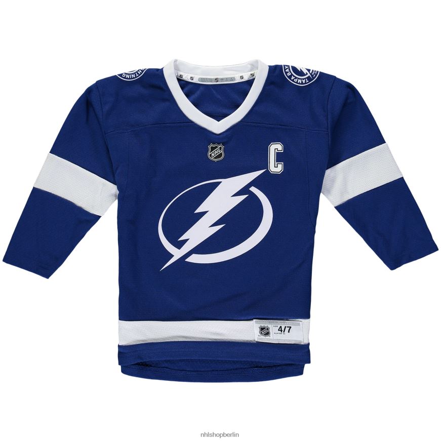 Jugend NHL Vorschul-Tampa Bay Lightning Steven Stamkos blaues Replika-Spielertrikot Kleidung BF680T389