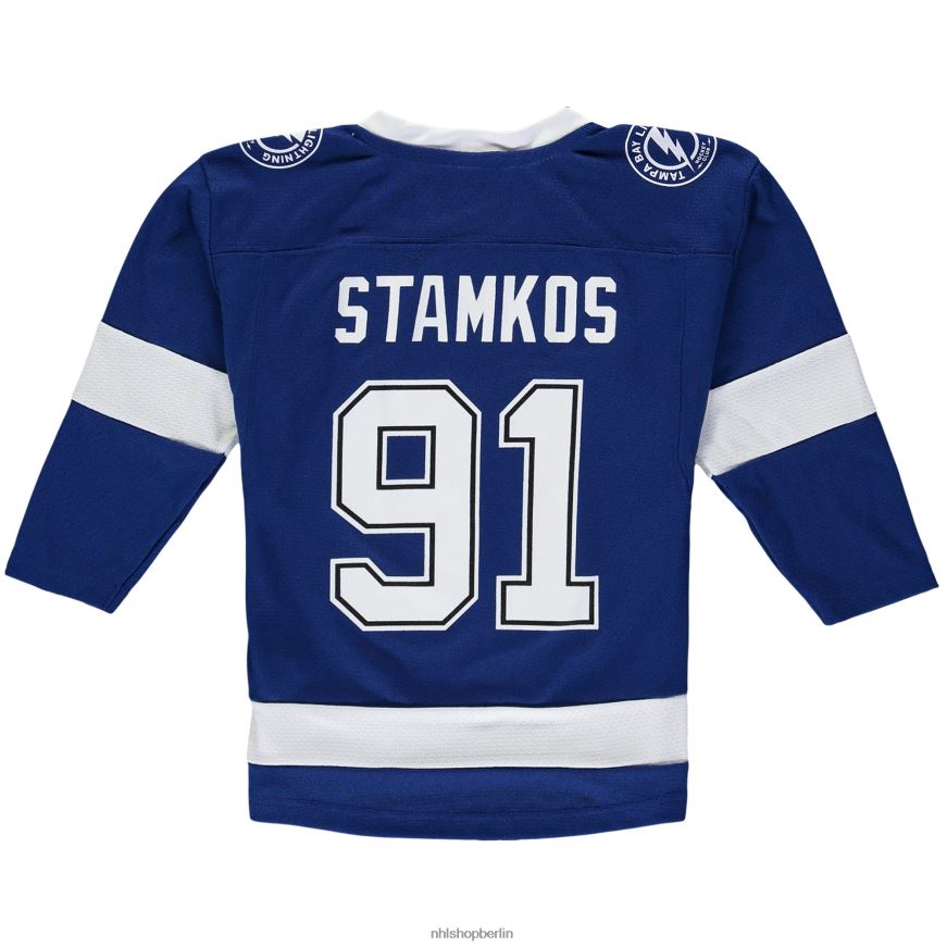 Jugend NHL Vorschul-Tampa Bay Lightning Steven Stamkos blaues Replika-Spielertrikot Kleidung BF680T389