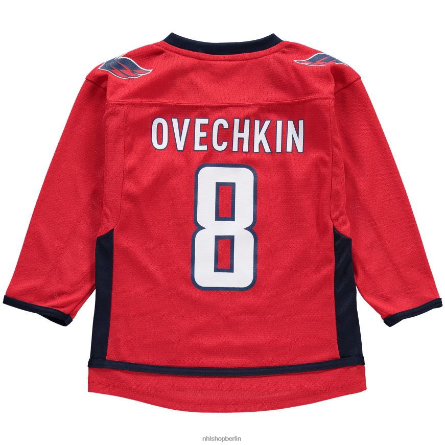 Jugend NHL Vorschul-Washington Capitals Alexander Ovechkin rotes Replika-Spielertrikot Kleidung BF680T366