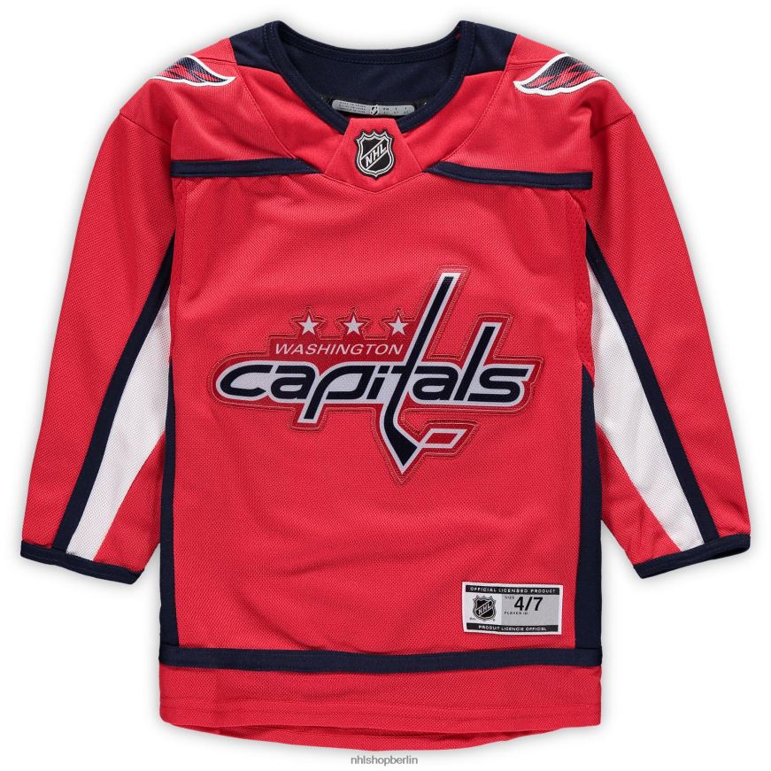 Jugend NHL Vorschul-Washington-Capitals-TJ-Oshie-Rot-Heim-Premier-Spieler-Trikot Kleidung BF680T1384