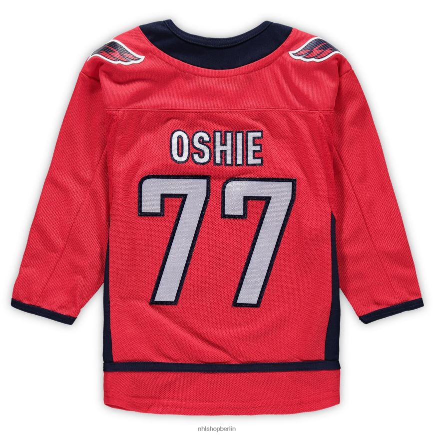 Jugend NHL Vorschul-Washington-Capitals-TJ-Oshie-Rot-Heim-Premier-Spieler-Trikot Kleidung BF680T1384