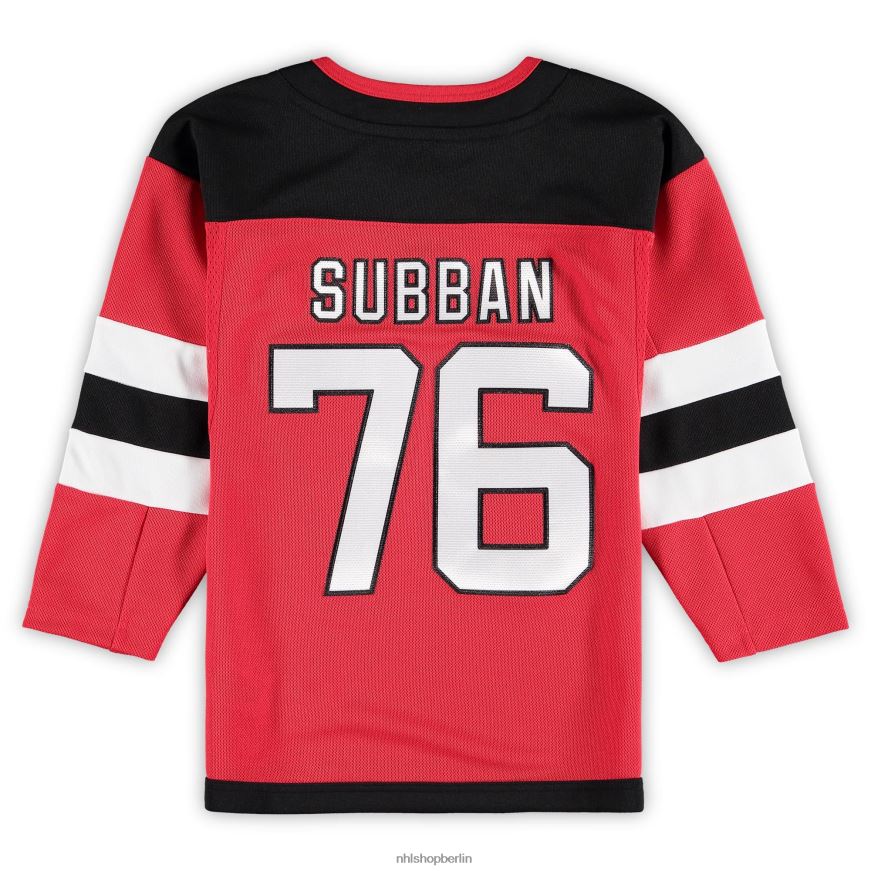 Jugend NHL Vorschule New Jersey Devils PK Rotes Subban-Heim-Premier-Spieler-Trikot Kleidung BF680T1445