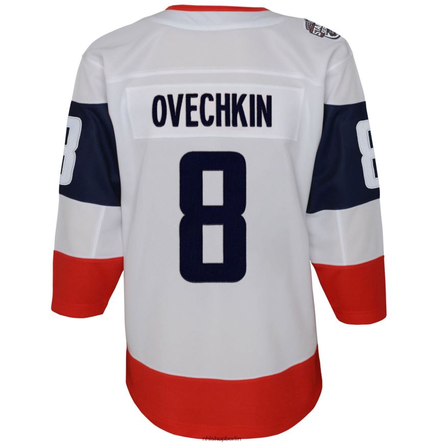 Jugend NHL Washington Capitals Alexander Ovechkin weißes Spielertrikot der Stadium Series 2023 Kleidung BF680T595