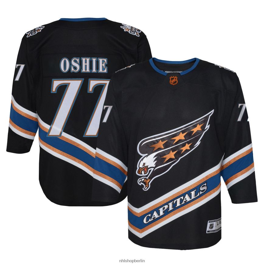 Jugend NHL Washington Capitals TJ Oshie Black Special Edition 20 Premier-Spieler-Trikot Kleidung BF680T676