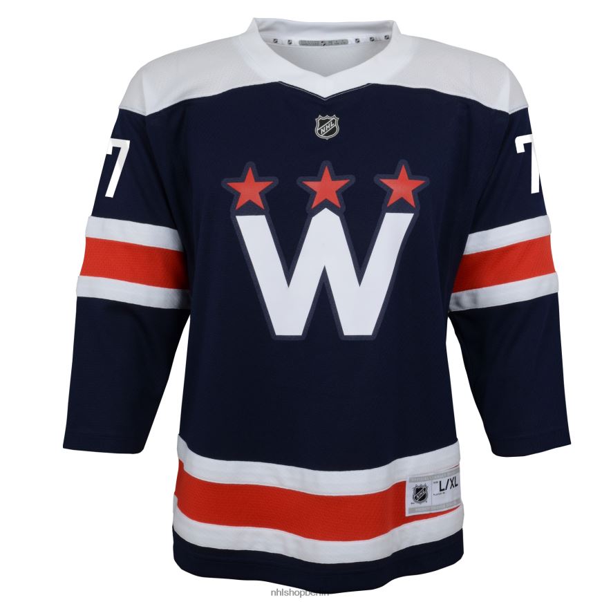 Jugend NHL Washington Capitals TJ Oshie Navy 2020/21 alternatives Replika-Spielertrikot Kleidung BF680T736