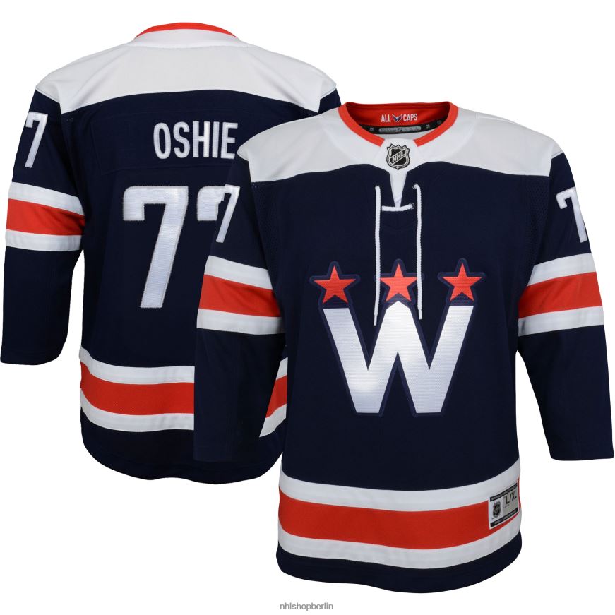 Jugend NHL Washington Capitals TJ Oshie Navy alternatives Premier-Spieler-Trikot Kleidung BF680T1569