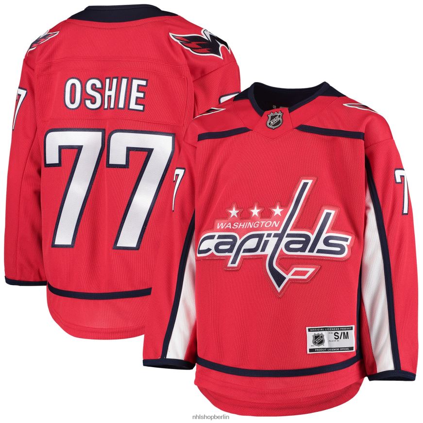 Jugend NHL Washington Capitals TJ Oshie rotes Premier-Spieler-Heimtrikot Kleidung BF680T1604