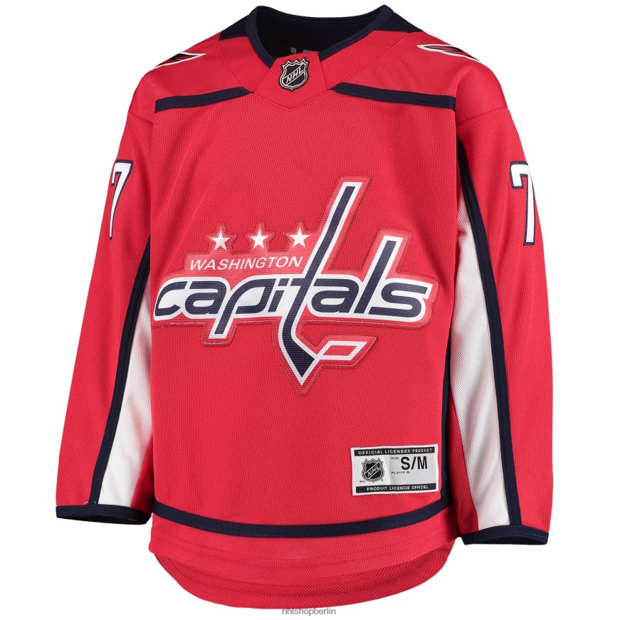 Jugend NHL Washington Capitals TJ Oshie rotes Premier-Spieler-Heimtrikot Kleidung BF680T1604