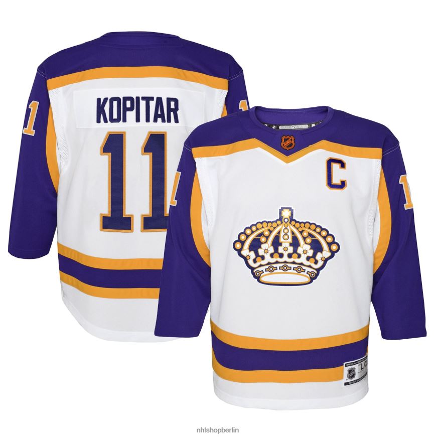 Jugend NHL Weißes Premier-Spieler-Trikot der Los Angeles Kings Anze Kopitar Special Edition 20 Kleidung BF680T778