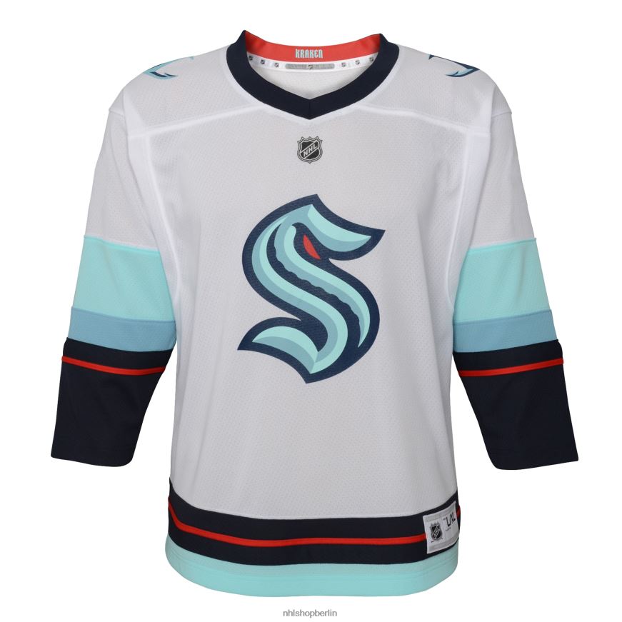 Jugend NHL Weißes Replika-Auswärtstrikot von Seattle Kraken Kleidung BF680T757