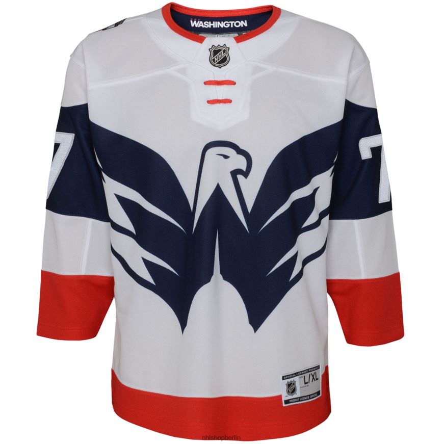 Jugend NHL Weißes TJ Oshie-Spielertrikot der Washington Capitals 2023 Stadium Series Kleidung BF680T724