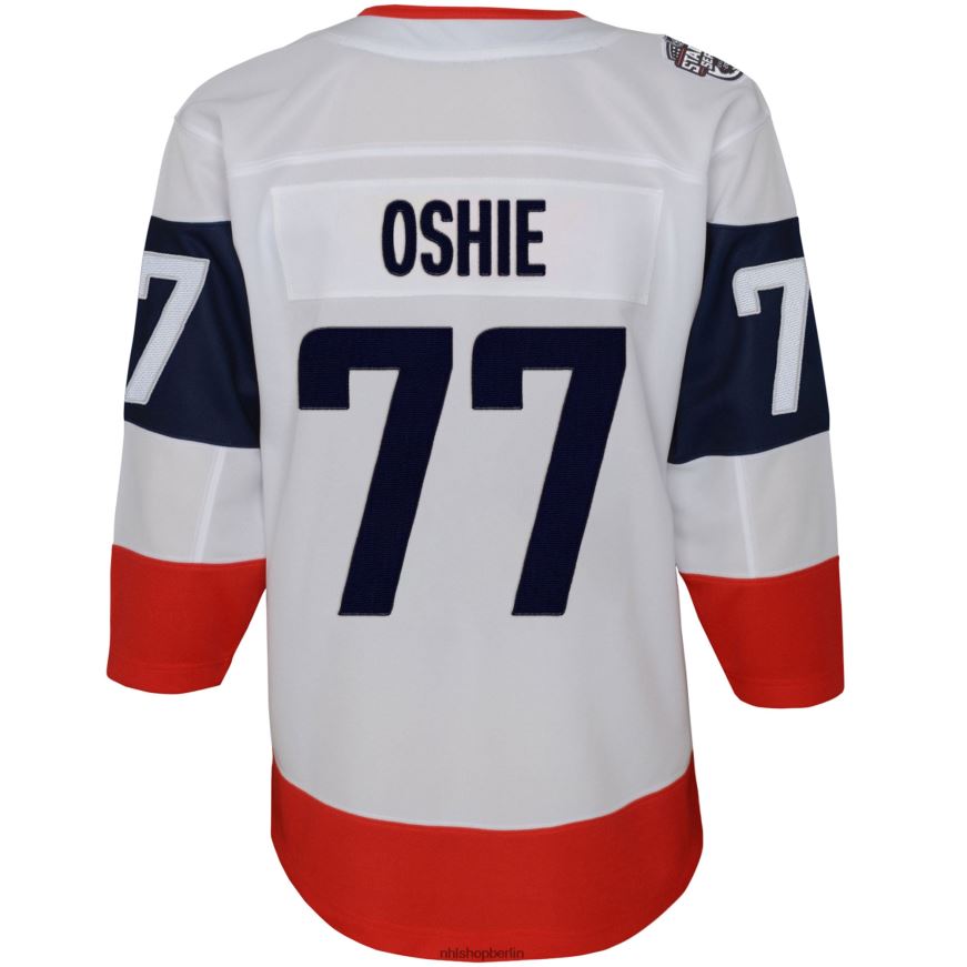 Jugend NHL Weißes TJ Oshie-Spielertrikot der Washington Capitals 2023 Stadium Series Kleidung BF680T724