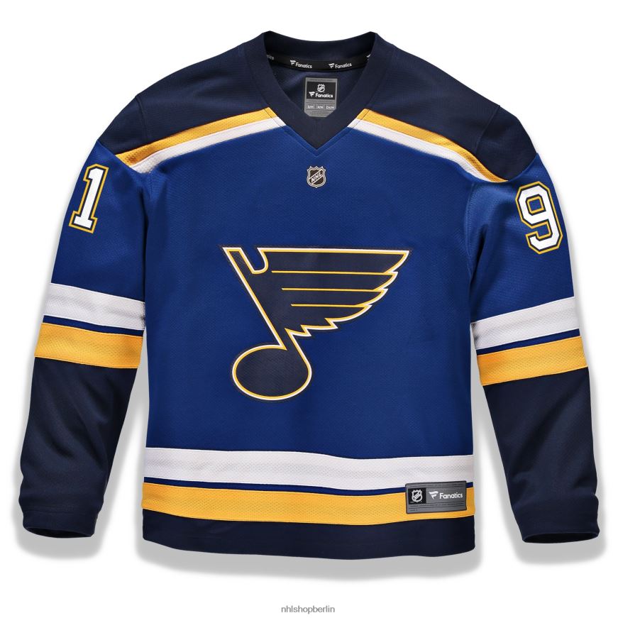 Jugend NHL st Louis Blues Vladimir Tarasenko Fanatics-gebrandetes blaues Replica-Spielertrikot Kleidung BF680T733