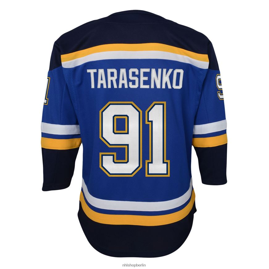 Jugend NHL st Louis Blues Vladimir Tarasenko blaues Premier-Spieler-Heimtrikot Kleidung BF680T783