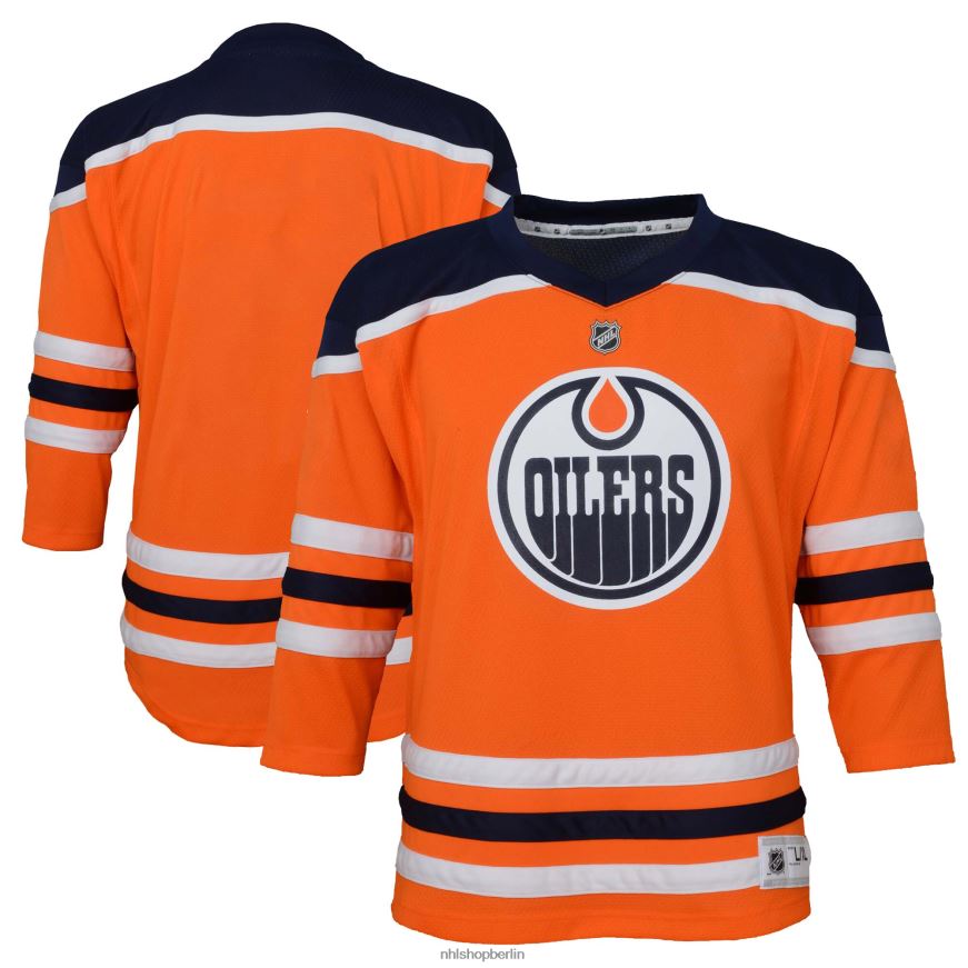 Kleinkind NHL Heimtrikot der Edmonton Oilers in Orange Kleidung BF680T1532