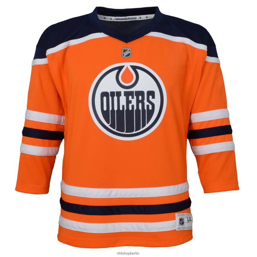 Kleinkind NHL Heimtrikot der Edmonton Oilers in Orange Kleidung BF680T1532