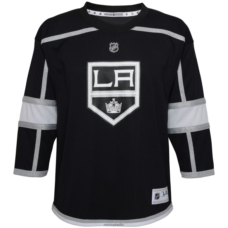 Kleinkind NHL Los Angeles Kings Heimtrikot 2020/21 in Schwarz nach Maß Kleidung BF680T429