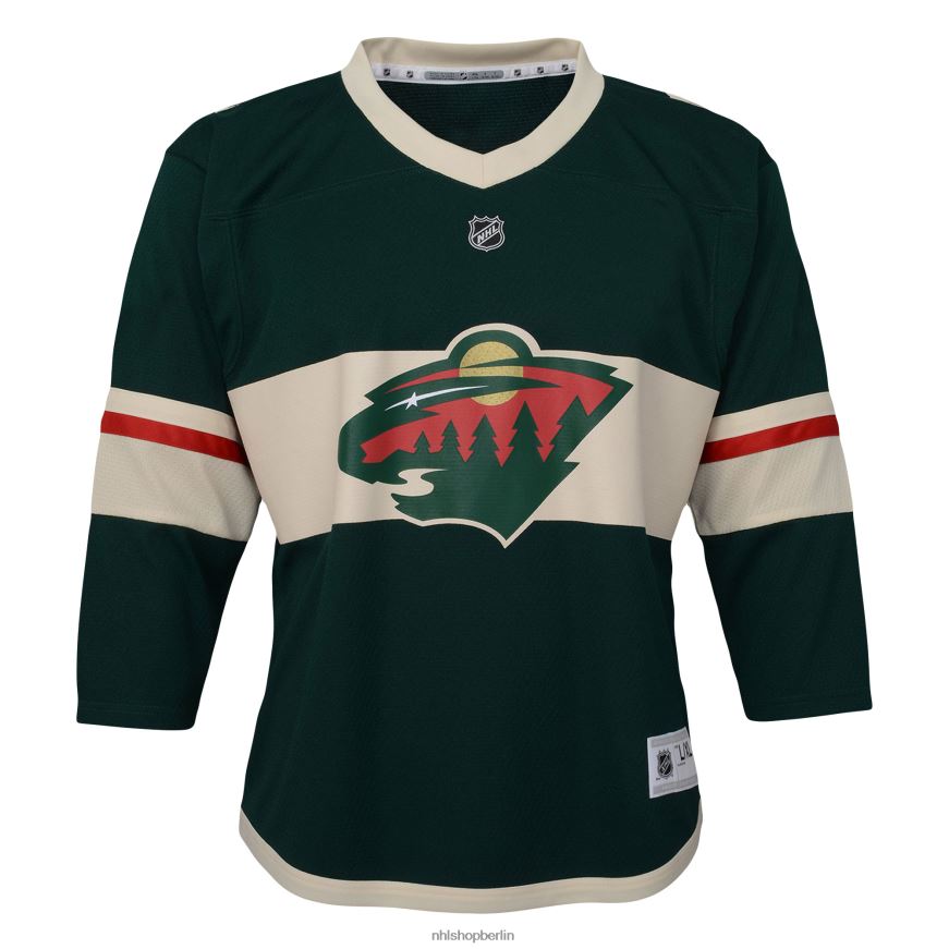 Kleinkind NHL Minnesota Wild Marc-Andre Fleury Grünes Heim-Replika-Spielertrikot Kleidung BF680T605