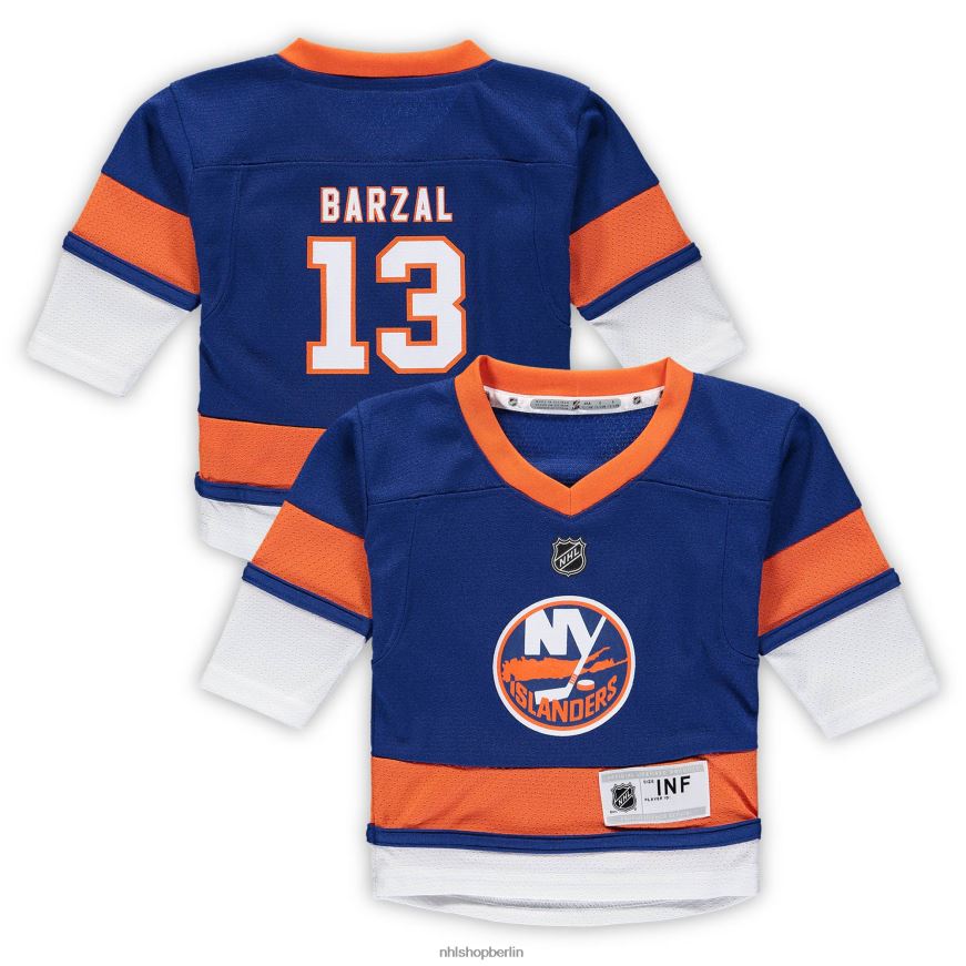 Kleinkind NHL Nachbildung des Spielertrikots der New York Islanders von Mathew Barzal Kleidung BF680T920