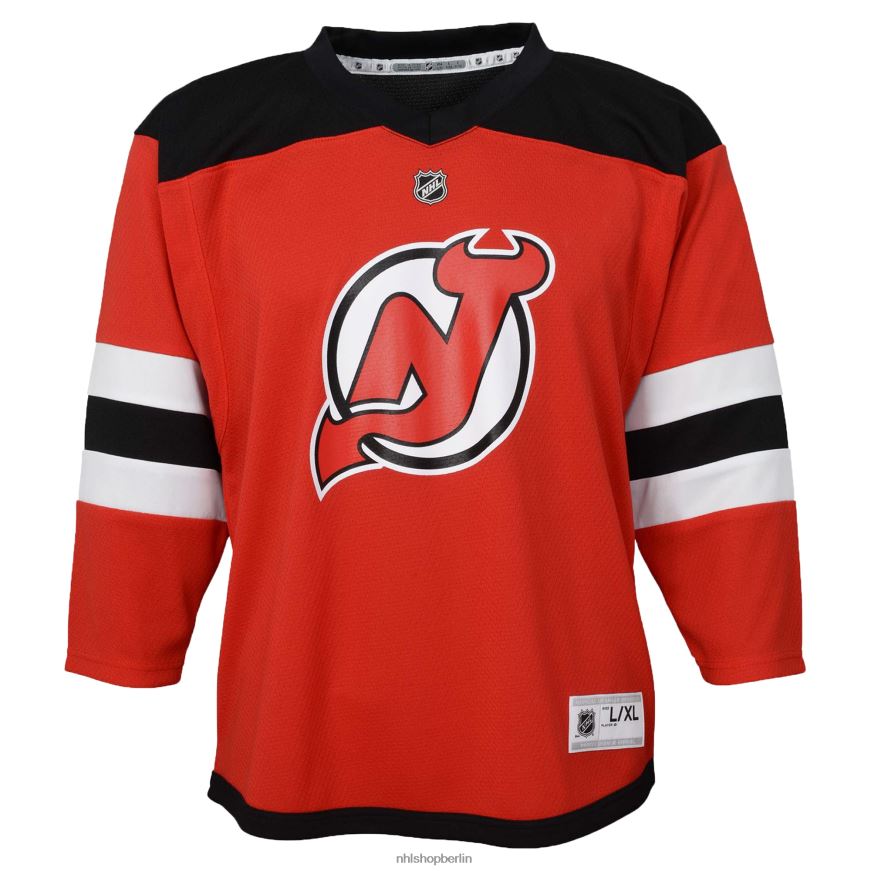 Kleinkind NHL New Jersey Devils Red Home Replika-Trikot nach Maß Kleidung BF680T841