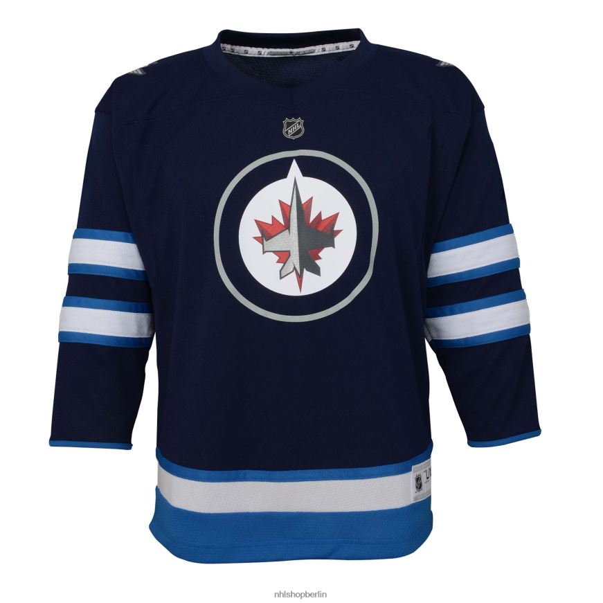 Kleinkind NHL Replika-Heimtrikot der Winnipeg Jets in Marineblau Kleidung BF680T1620