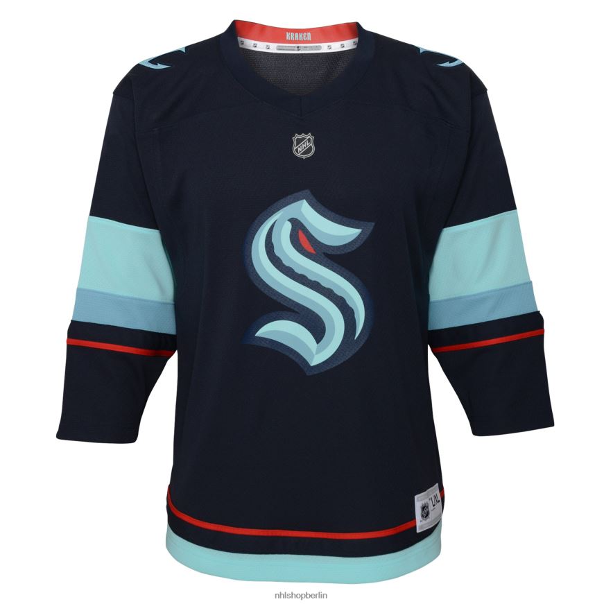 Kleinkind NHL Replika-Heimtrikot von Seattle Kraken in Marineblau Kleidung BF680T765