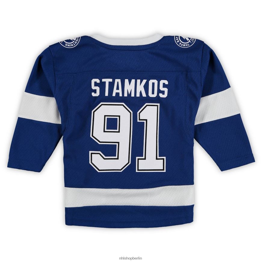 Kleinkind NHL Tampa Bay Lightning Steven Stamkos blaues Replika-Teamspieler-Trikot Kleidung BF680T819