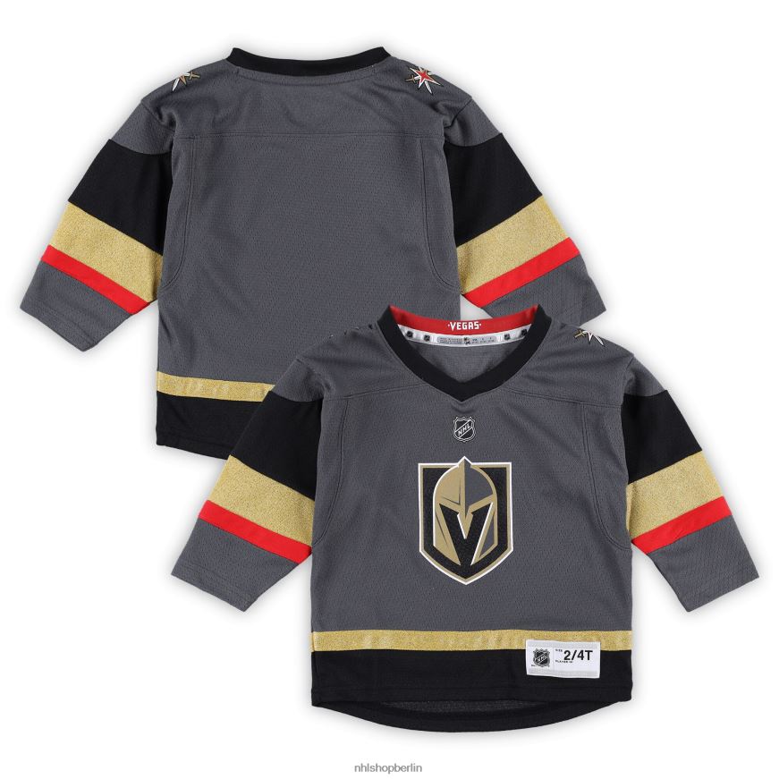 Kleinkind NHL Vegas Golden Knights Grau 2022/23 Replika-Heimtrikot Kleidung BF680T795