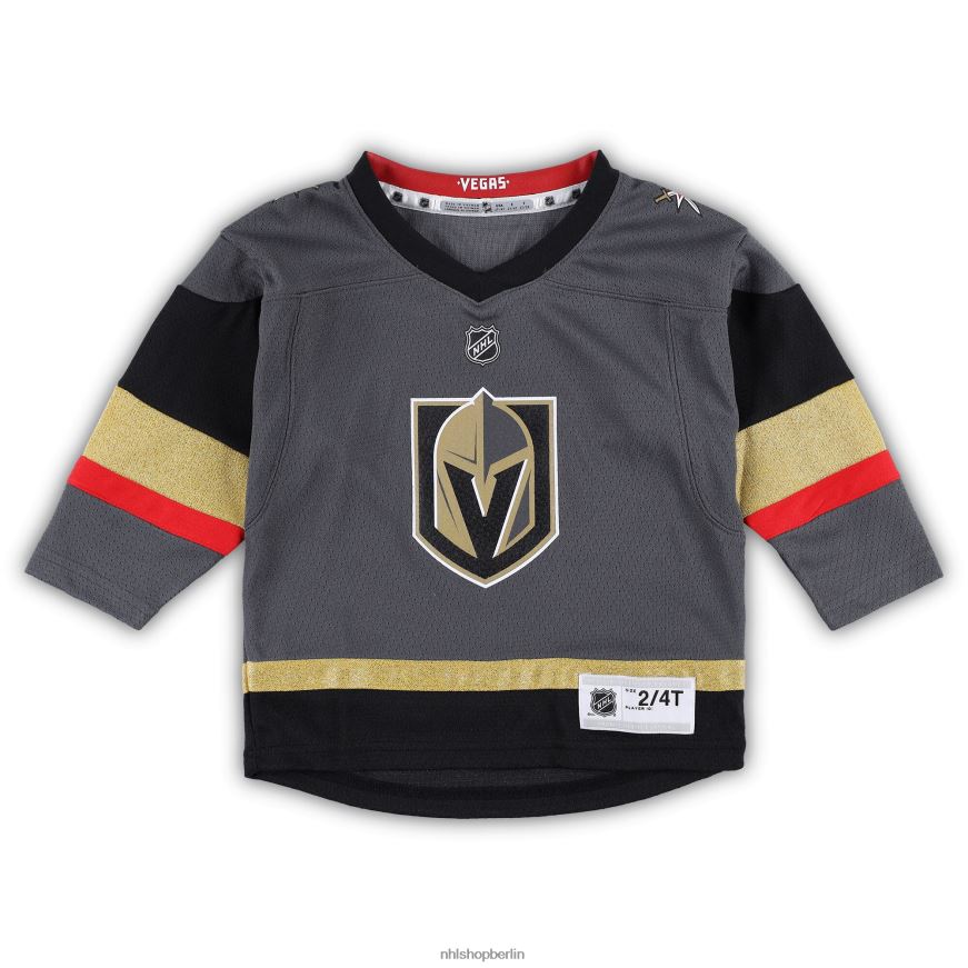 Kleinkind NHL Vegas Golden Knights Grau 2022/23 Replika-Heimtrikot Kleidung BF680T795