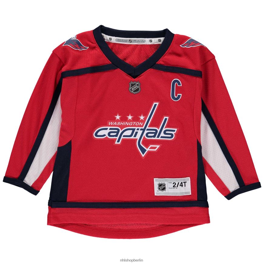 Kleinkind NHL Washington Capitals Alexander Ovechkin rotes Replika-Spielertrikot Kleidung BF680T692