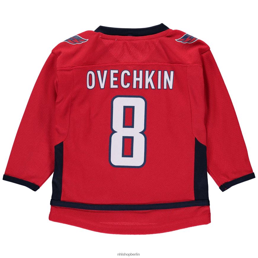 Kleinkind NHL Washington Capitals Alexander Ovechkin rotes Replika-Spielertrikot Kleidung BF680T692