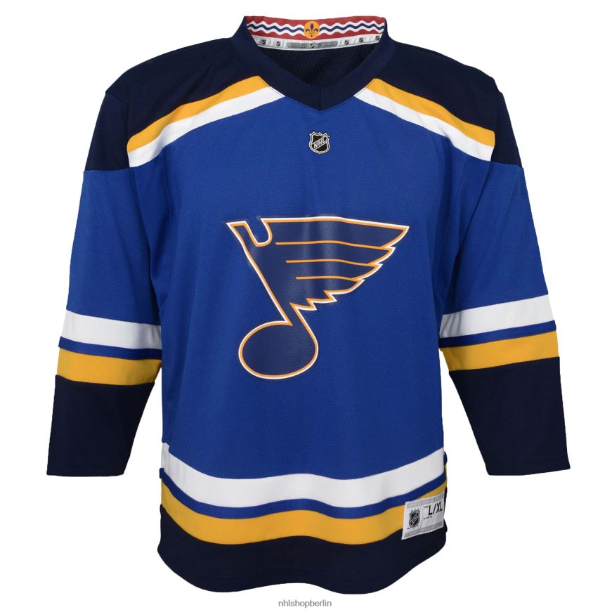 Kleinkind NHL st Louis Blues Navy Home Replika-Trikot nach Maß Kleidung BF680T1394