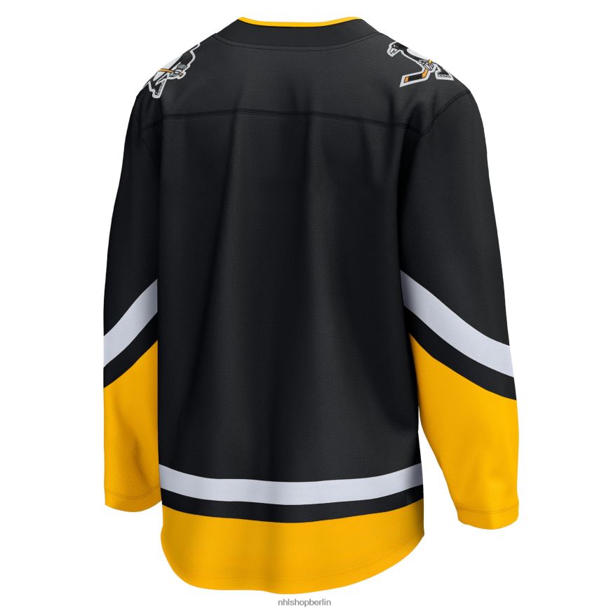 Männer NHL Alternatives Premier-Breakaway-Trikot der Pittsburgh Penguins mit Fanatics-Logo in Schwarz 2021/22 Kleidung BF680T828