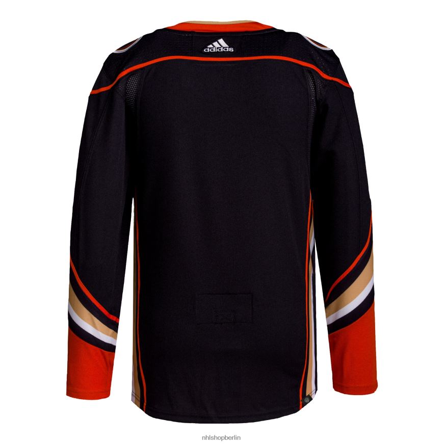 Männer NHL Anaheim Ducks adidas schwarzes Heim-Authentisches Pro-Trikot Kleidung BF680T1237