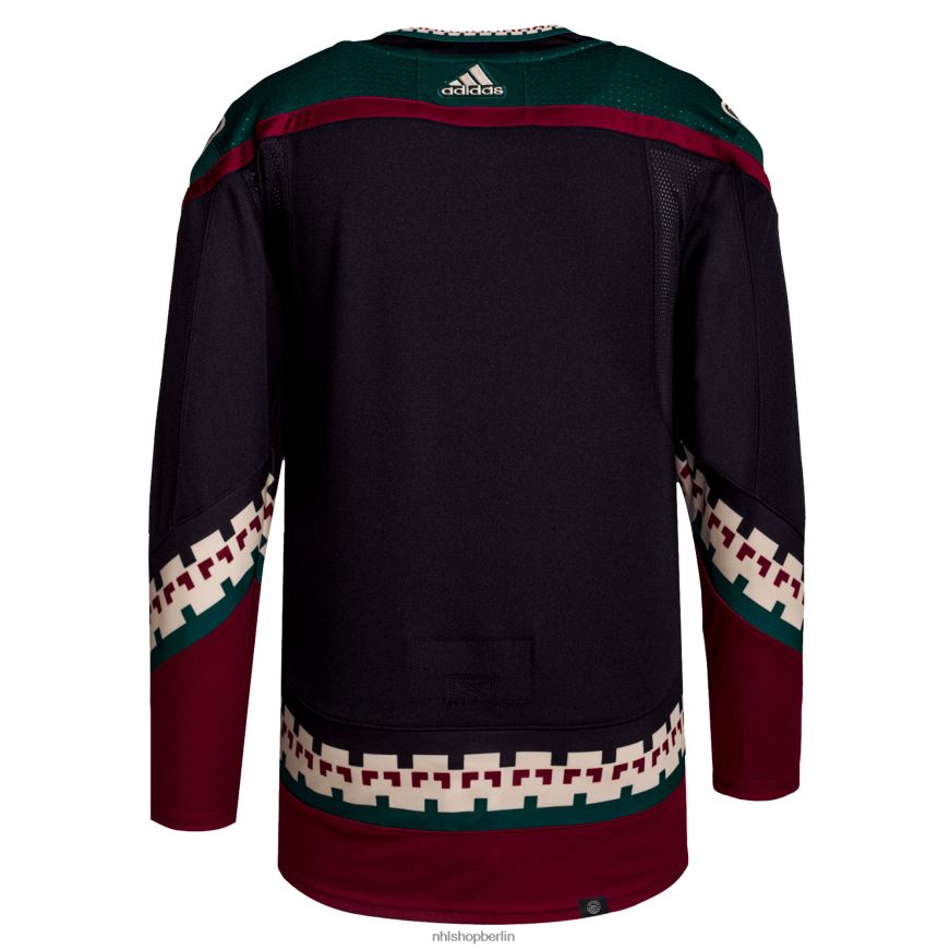 Männer NHL Arizona Coyotes adidas Black Home Primegreen Authentic Pro Blank Trikot Kleidung BF680T681