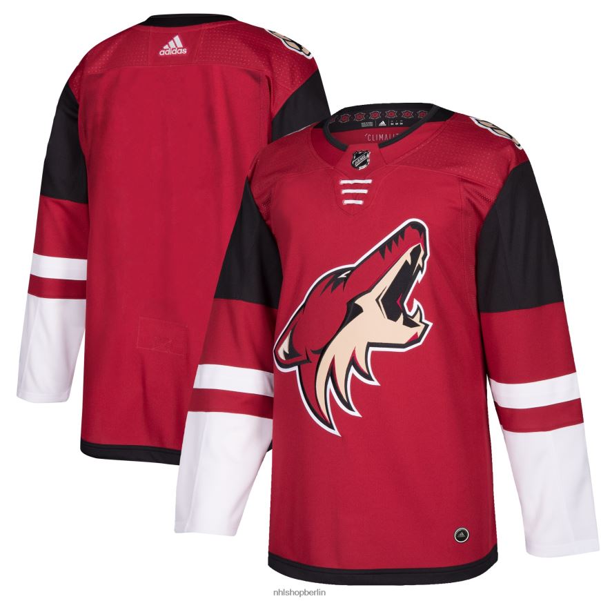 Männer NHL Arizona Coyotes adidas Maroon Authentic Blanko-Heimtrikot Kleidung BF680T1090