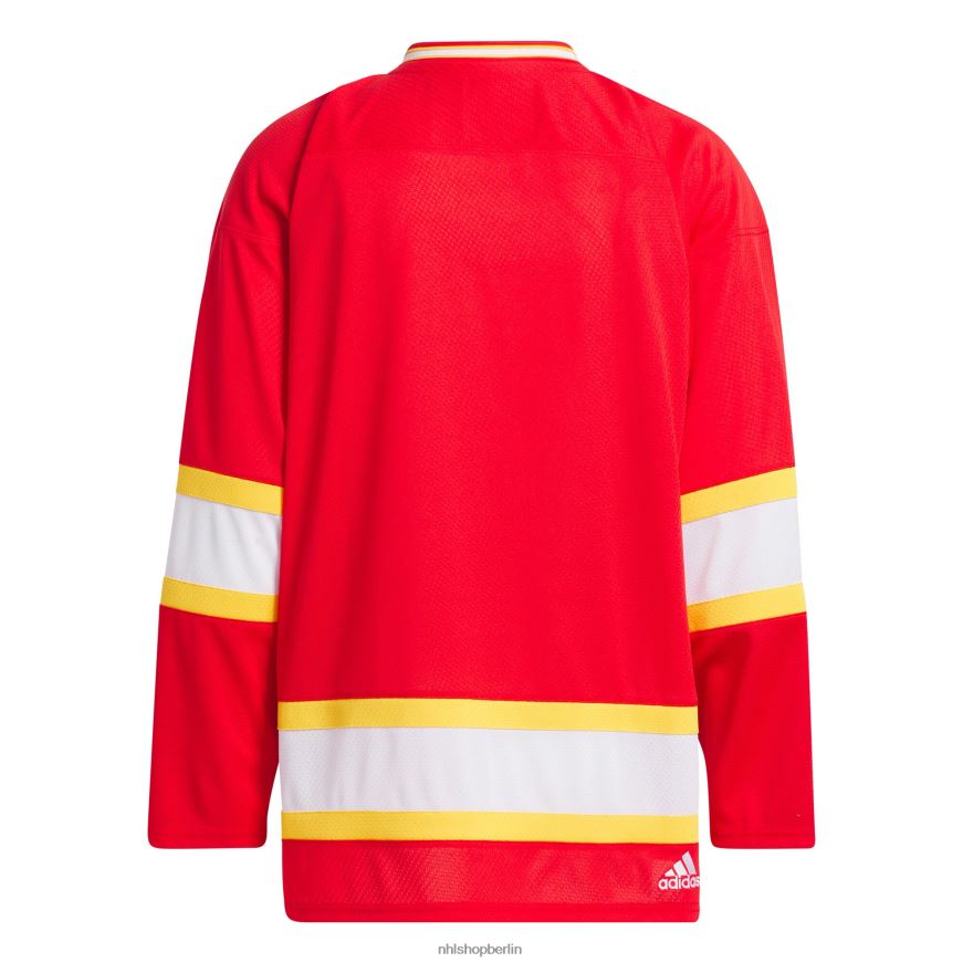 Männer NHL Atlanta Flames adidas Red Team Classic Trikot Kleidung BF680T514